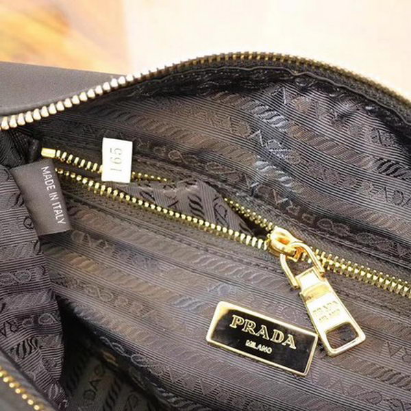 Prada Nylon Shoulder Bag BT0742 Black