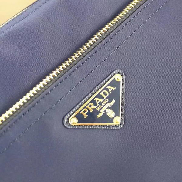 Prada Nylon Shoulder Bag BT0742 Blue