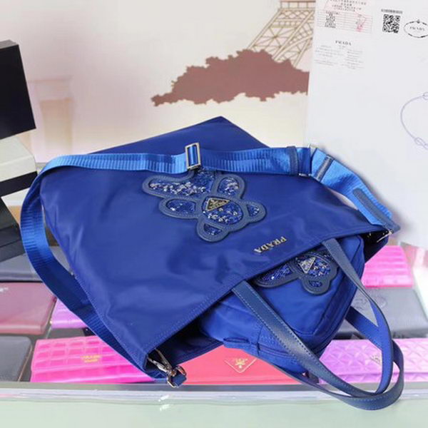 Prada Nylon Tote Bag BN2834 Blue