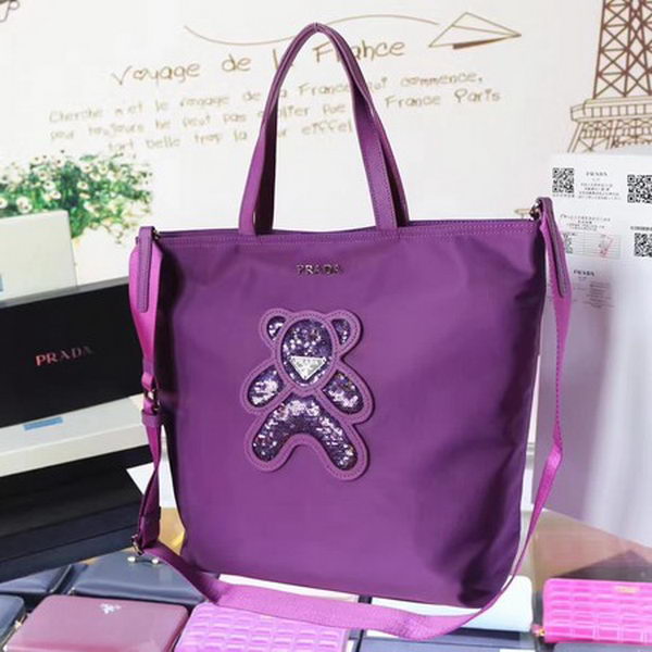 Prada Nylon Tote Bag BN2834 Purple