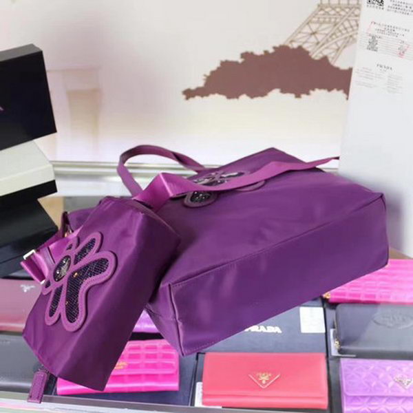 Prada Nylon Tote Bag BN2834 Purple