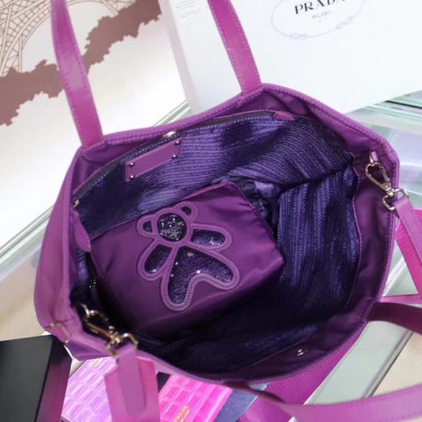 Prada Nylon Tote Bag BN2834 Purple