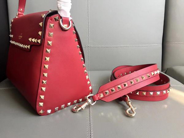 Valentino Rockstud Single Handle Bag PW2B0A85 Red