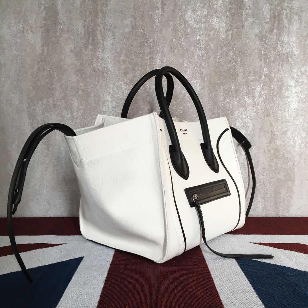 Celine Luggage Phantom Tote Bag  CT3372 white