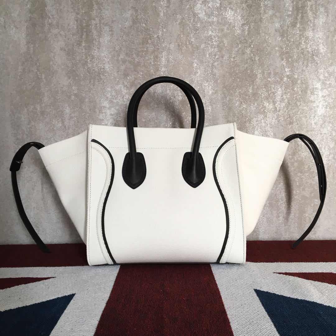 Celine Luggage Phantom Tote Bag  CT3372 white