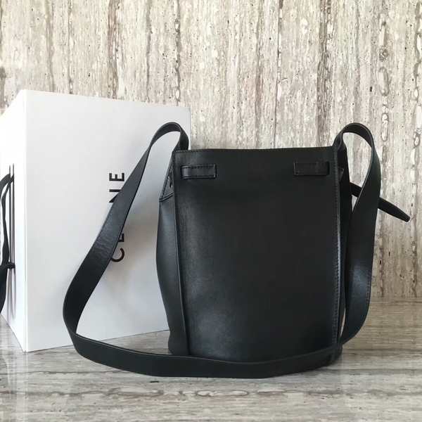 Celine Bigbag Calfskin Leather Shoulder Bag 55428 Black