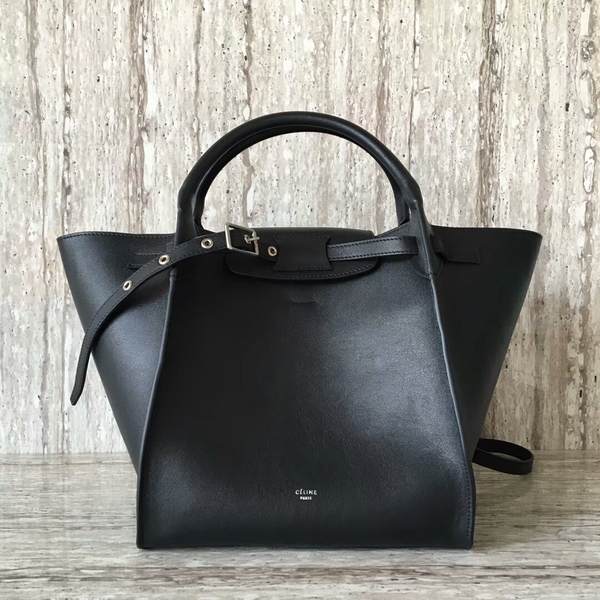 Celine Bigger Tote Bag Original Leather 55426 Black