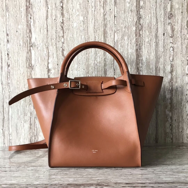 Celine Bigger Tote Bag Original Leather 55426 Brown