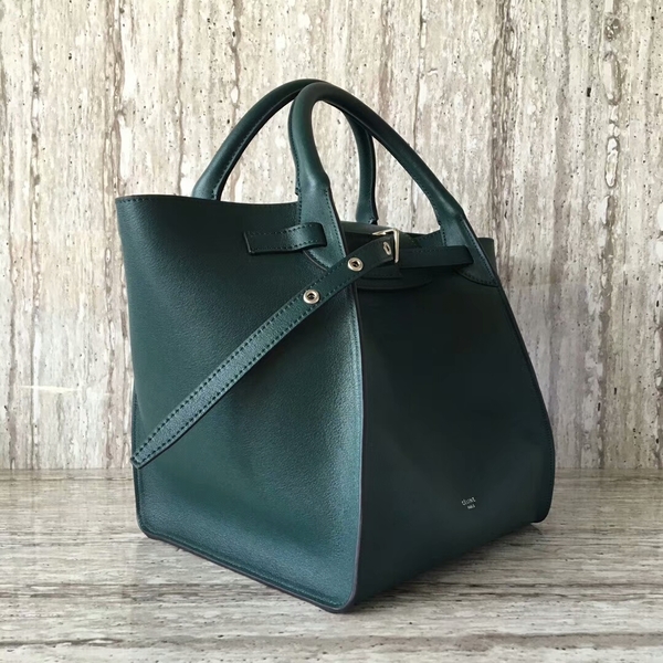 Celine Bigger Tote Bag Original Leather 55426 Green