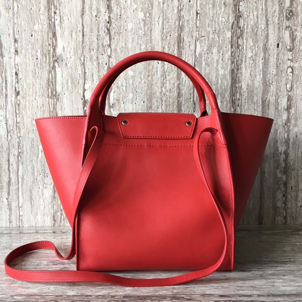 Celine Bigger Tote Bag Original Leather 55426 Red