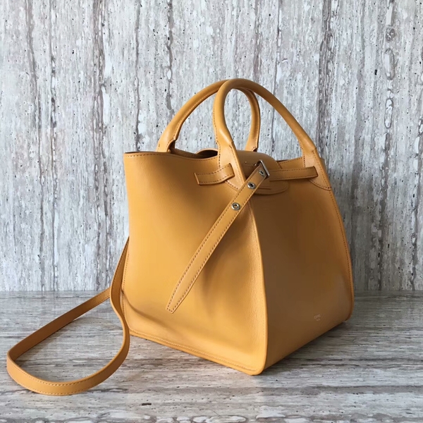 Celine Bigger Tote Bag Original Leather 55426 Yellow