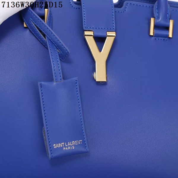 Saint Laurent Small Classic Monogramme Leather Flap Bag Y7136 blue