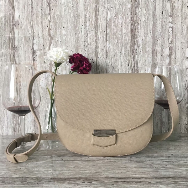 Celine Classic Flap Bag Calfskin Leather 77420 Grey