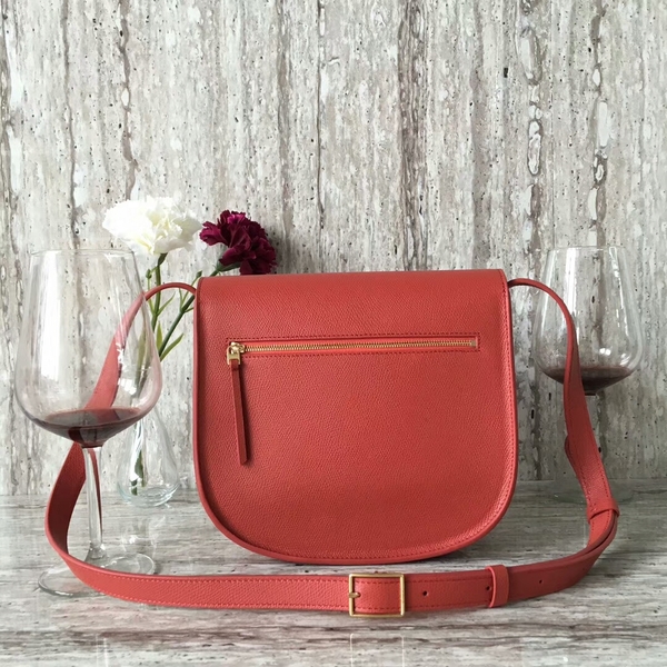 Celine Classic Flap Bag Calfskin Leather 77420 Red