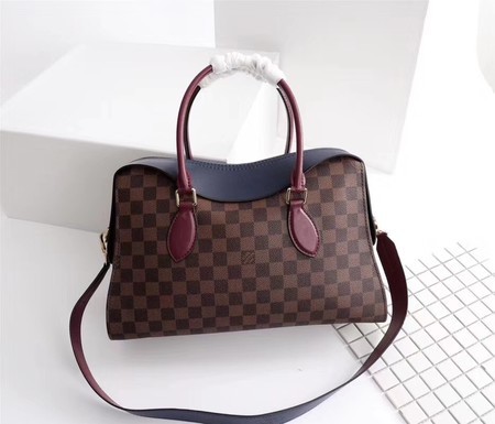 Louis Vuitton Damier Ebene Canvas TUILERIES TOTE Bag M41455A Blue