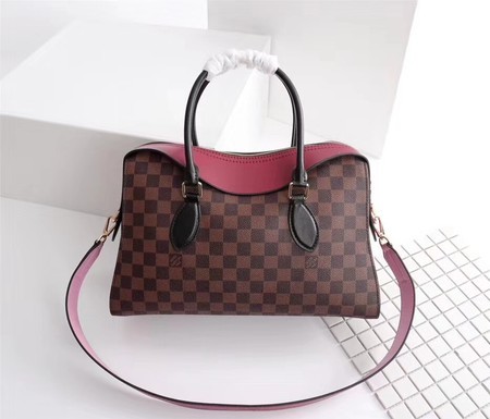 Louis Vuitton Damier Ebene Canvas TUILERIES TOTE Bag M41455A Red