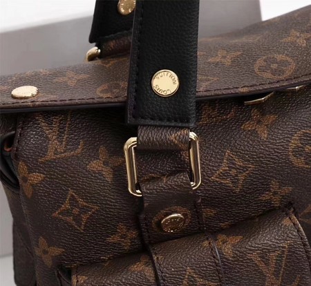 Louis Vuitton Monogram Canvas WOODSTOCK 43482 Black