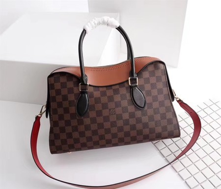 Louis Vuitton Damier Ebene Canvas TUILERIES TOTE Bag M41455A Brown