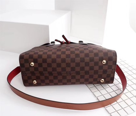 Louis Vuitton Damier Ebene Canvas TUILERIES TOTE Bag M41455A Brown