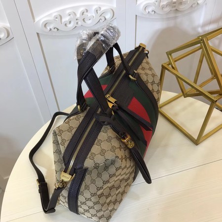 Gucci GG Supreme Canvas Tote Bag 309621 Coffee