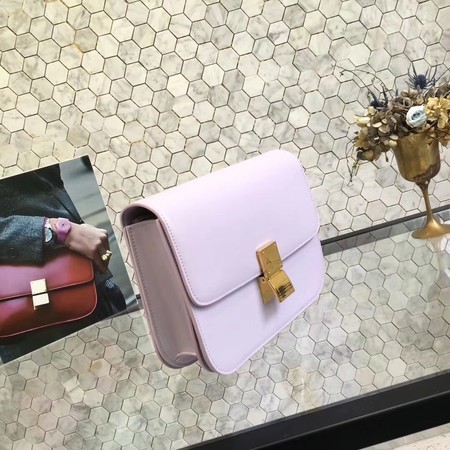 Celine Classic Box Flap Bag Original Calfskin Leather 5698 Light Purple