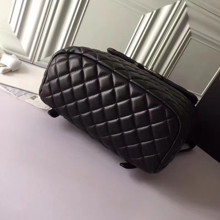 Chanel Backpack Original Sheepskin Leather 91122 Black