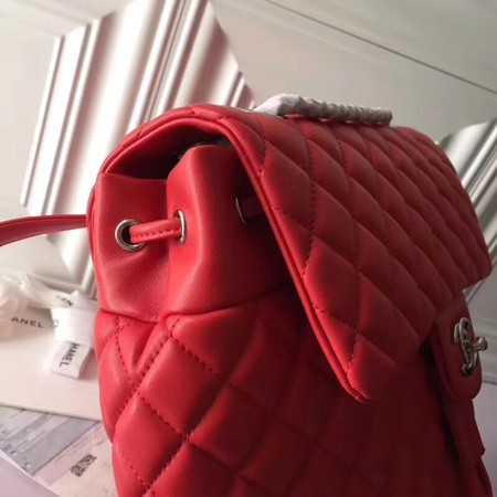 Chanel Backpack Original Sheepskin Leather 91122 Red