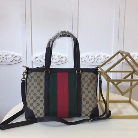 Gucci GG Supreme Canvas Tote Bag 353116 Coffee