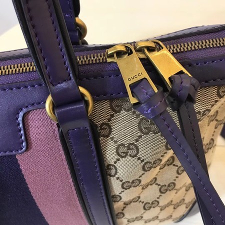 Gucci GG Supreme Canvas Tote Bag 353116 Purple