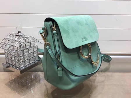 Chloe Faye Calfskin Leather Backpack 4756 Green