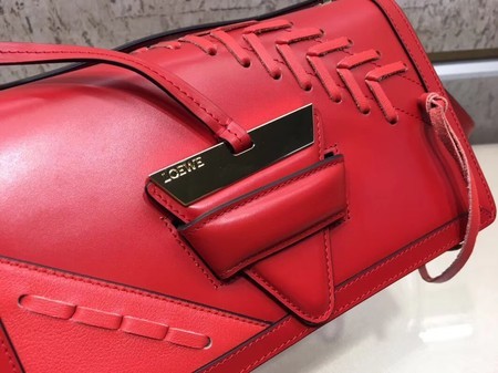 Loewe Barcelona Calfskin Leather Mini Shoulder Bag 9126 Red