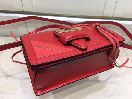 Loewe Barcelona Calfskin Leather Shoulder Bag 9125 Red