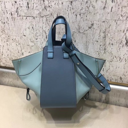 Loewe Hammock Calfskin Leather Tote Bag 9126 Blue