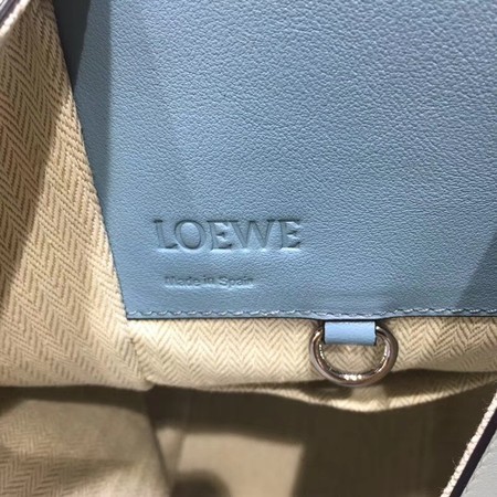 Loewe Hammock Calfskin Leather Tote Bag 9126 Blue