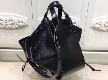 Loewe Hammock Calfskin Leather Tote Bag 9128 Black