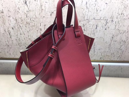 Loewe Hammock Calfskin Leather Tote Bag A9128 Red