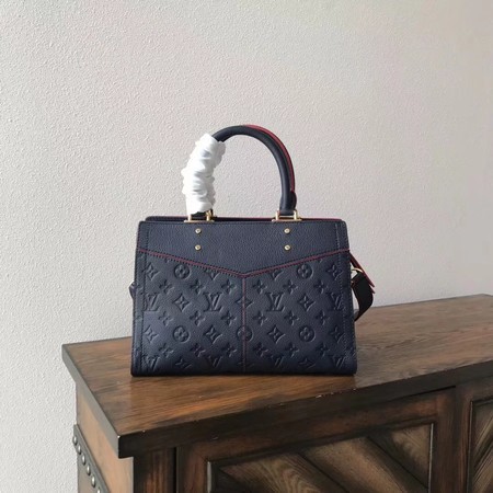 Louis Vuitton Monogram Empreinte Original Leather Tote Bag M54195 Blue