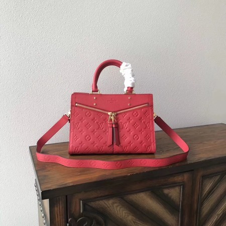 Louis Vuitton Monogram Empreinte Original Leather Tote Bag M54195 Red