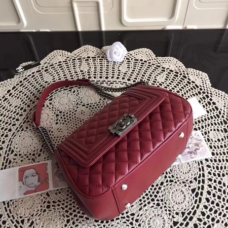 Chanel COCO Series Sheepskin Leather Shoulder Bag 5698 Red