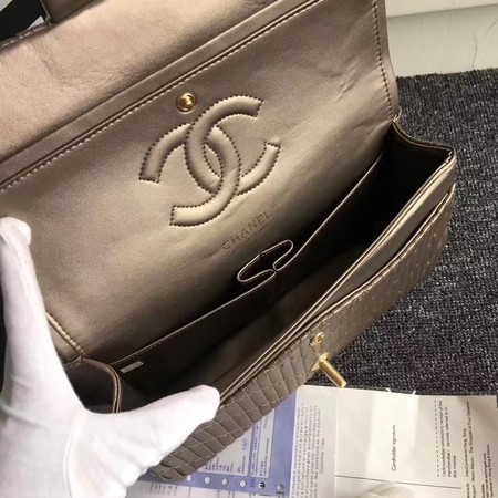 Chanel Goat Veins Shoulder Bag 1112C Gold