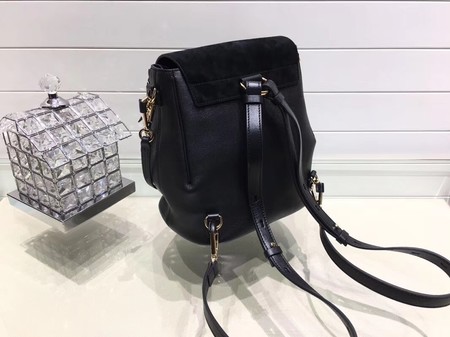 Chloe Mini Faye Backpack Calfskin C4756 Black