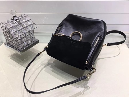 Chloe Mini Faye Backpack Calfskin C4756 Black