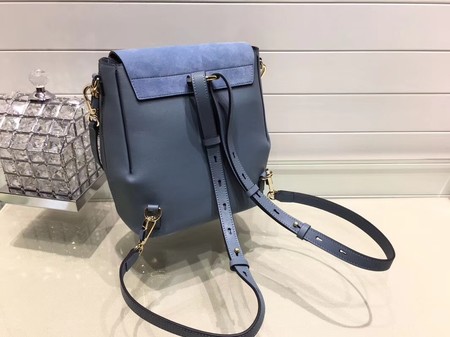 Chloe Mini Faye Backpack Calfskin C4756 SkyBlue