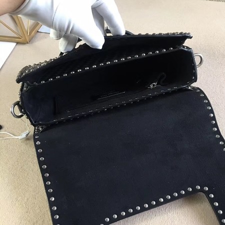 Dior JADIOR Flap Bag Calfskin M8000 Black