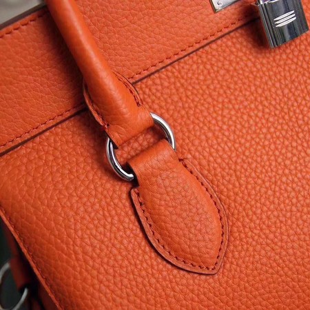 Hermes Toolbox Bag Original Togo Leather H3259 Orange