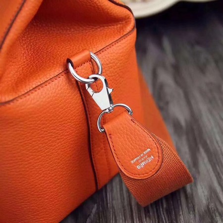 Hermes Toolbox Bag Original Togo Leather H3259 Orange