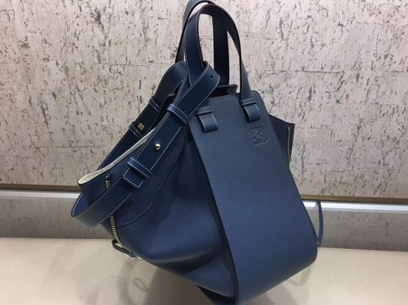 Loewe Hammock Bag Original Leather A9128 Blue