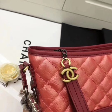 Chanel Lambskin Leather Shoulder Bag 93481 Red