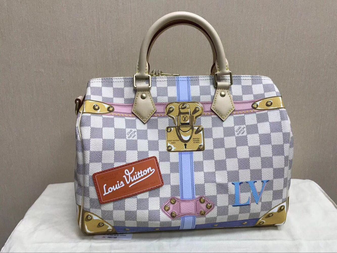 Louis Vuitton Damier Azur Canvas original speedy 30 B41112