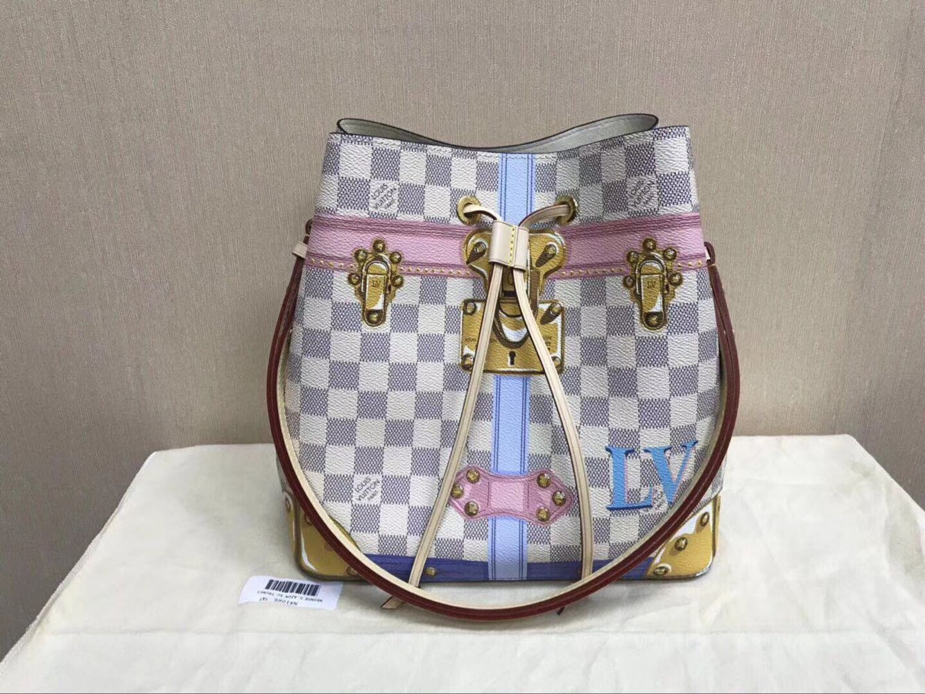 Louis Vuitton Damier Azur Canvas original bag neonoe M44020